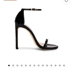 Stuart weitzman nudist strapped heel size 9.5